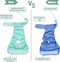 wegreeco Washable Reusable Premium Female Dog Diapers - XX-Large / Dog Bone - image 2