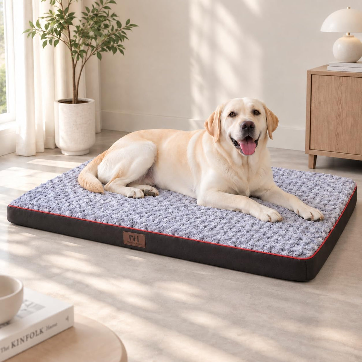 Orthopedic Dog Beds Large Sized Dog Washable Pet Bed - Brown / 42" x 30" x 3.5"