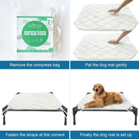 Elevated Dog Bed Pad Waterproof 2 Pack, Waterproof Pad Only – Essentials for Dogs - Medium (25"W x 32"L) - image 3