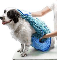 Tuff Pupper Quick Dry Towel for Dogs - Blue