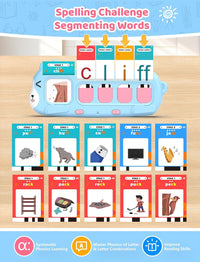 QuTZ Phonics Learning Toy for Preschool Kids - Blue / Pro Phonics+Math - image 3