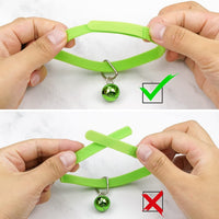 24Pcs Tiny Kitten Collar Puppy Whelping Collars with Bell for Newborn - image 2