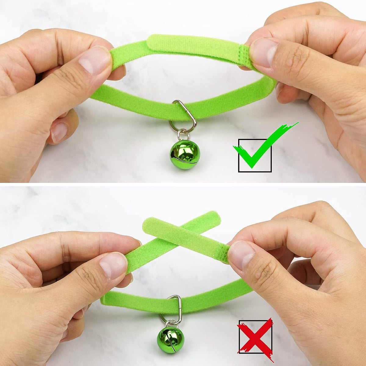24Pcs Tiny Kitten Collar Puppy Whelping Collars with Bell for Newborn - image 2