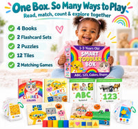 TOYVENTIVE learning toys set for 2 year olds with books, puzzles and matching games - view 8
