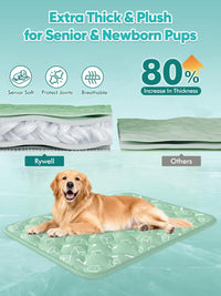 Dog Cooling Mat 2.0, Ocean Blue - X-Large / Green - image 3