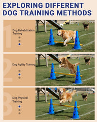 Dog Agility Course Backyard Set - 18 IN / Blue - image 3