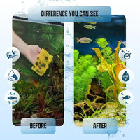 Premium Aquarium Filter Media Pad - Cut-to-Fit Roll, Fresh and Saltwater Safe, Blue & Dye-Free Options, Made in USA (Blue Bonded, 6ft 24" by 0.75 Inches)