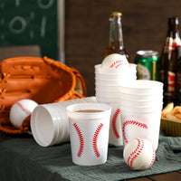 Norme 24 reusable plastic soccer party cups in 4 printed styles - view 8