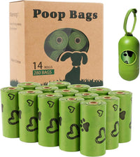 Dog Poop Bag Biodegradable 540 Count Dog Waste Bags with Dispenser - Green - 280