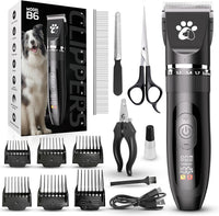 Coldspot cordless 3-speed dog clippers with ceramic blades for dogs and cats with thick coats