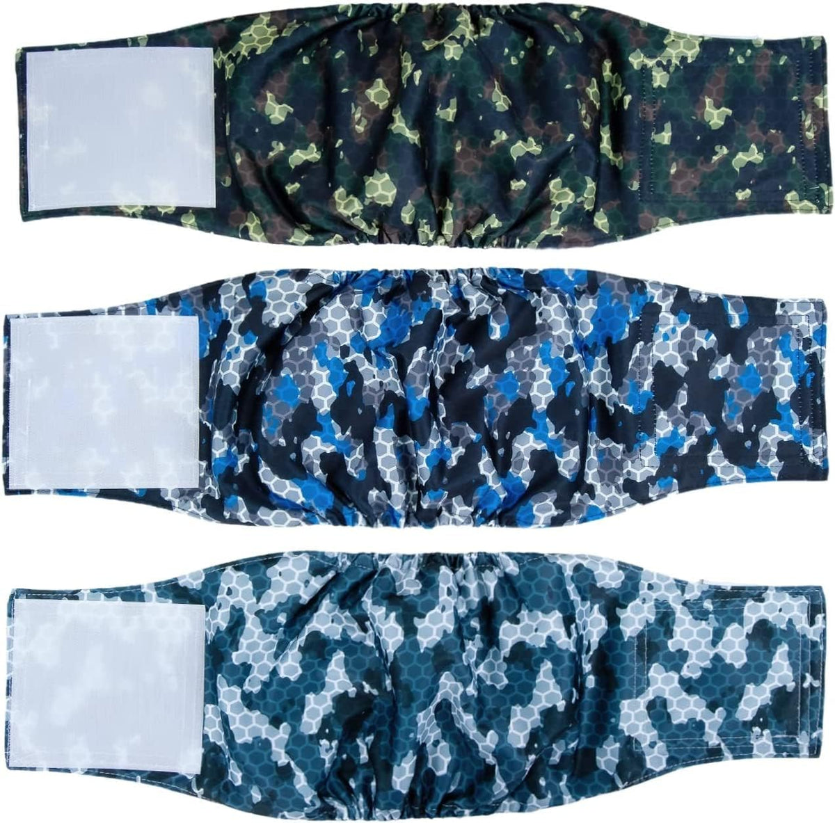 Pet Soft Dog Belly Band, Washable Dogs Belly Bands for Male Dogs - Army / X-Small (NewBorn 7''-8'')