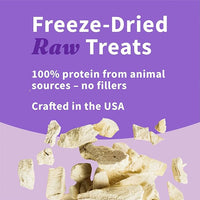 Halo Freeze Dried Raw Cat Treats, 100% Chicken Breast Recipe, Cat Treats Pouch, All-Natural High Protien Treat, 2.2 Oz Pouch