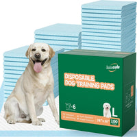 100 Count Large Dog & Cat Puppy Pee Pads - 30" x 28" (100 Count)