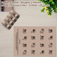 Green Dog Poo Bags Lavender scent, 270 Large Poop Bags - 120coffee - image 2
