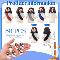 Sumind 50 Pcs Little Jesus Figures Original Design - Retro Color - image 2