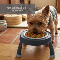 Dexas Pets Elevated Pet Feeder, 4 Cup Capacity - Small/1.5 Cup Capacity / Light Gray - image 4