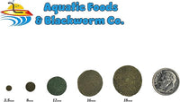 Aquatic Foods Inc. Wafers 3.5mm - 1/8" Intense Color Enhancing Sinking Micro Wafers for All Tropical Fish, Cichlids, Catfish, Plecos, All Bottom Fish, Shrimp, Snails, Crabs, …11oz Small Jar