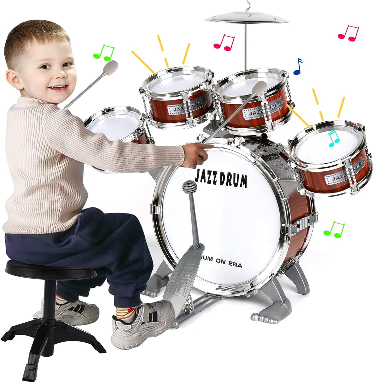 Kids Drum Set for Toddlers 3-5 - Common style