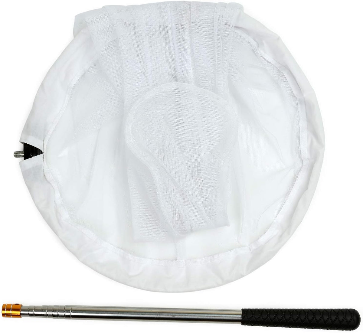 RESTCLOUD Insect and Butterfly Net with 12" Ring, 24" Net Depth - 16" Ring, 59" Handle - image 4