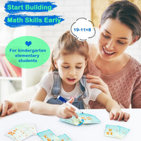 Alened addition and subtraction flash cards with rings and dry-erase markers - view 9