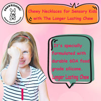 8 Pack Chew Necklaces for Sensory Kids - Multicolor - image 4