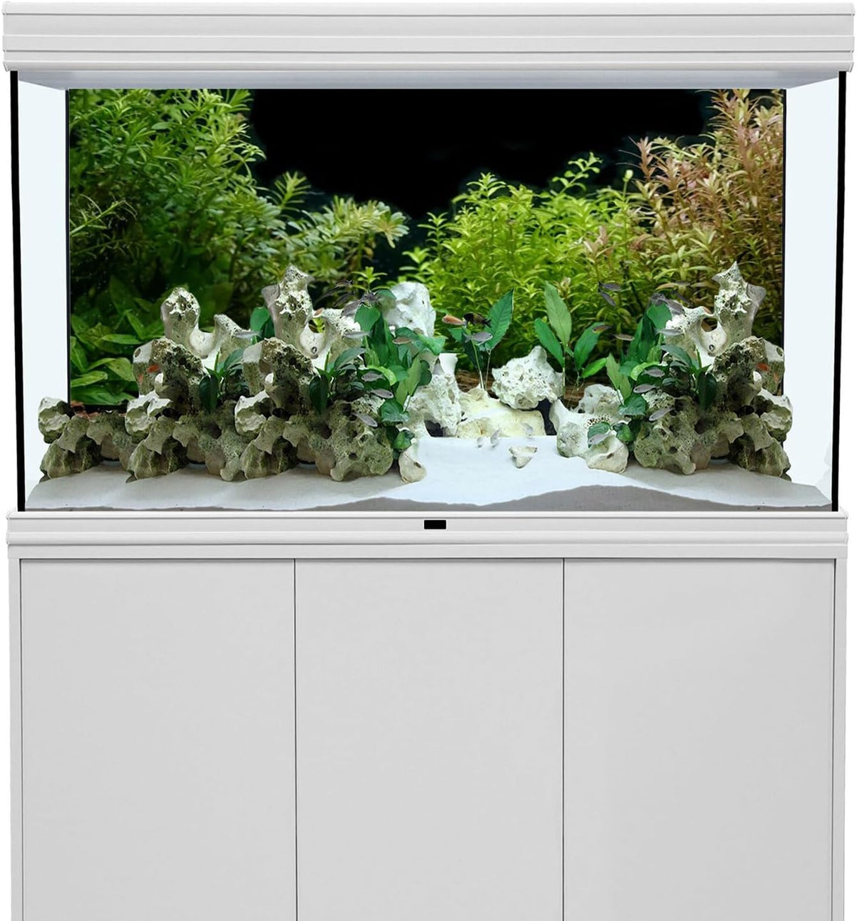 Aquarium Background Aquatic Plant Fish Tank Background Vinyl 30x18 - 24x12in/60x30cm - image 2