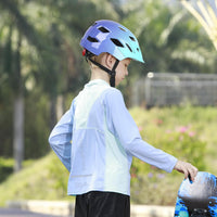 Kids Bike Helmet, Toddler Youth Helmet for Boys Girls, Ages 3-5 - Gradient Blue Purple / 50cm-57cm/19.7''-22.4'' - image 2