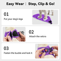 Joytale Step-in Dog Harness, Soft Breathable Mesh, Black S – Essentials for Dogs - S--Chest: 15-16.5'' / Purple - image 3