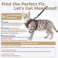 Cat Harness and Leash Set, Escape Proof Cat Vest, XL - Brown / XX-Large - image 2