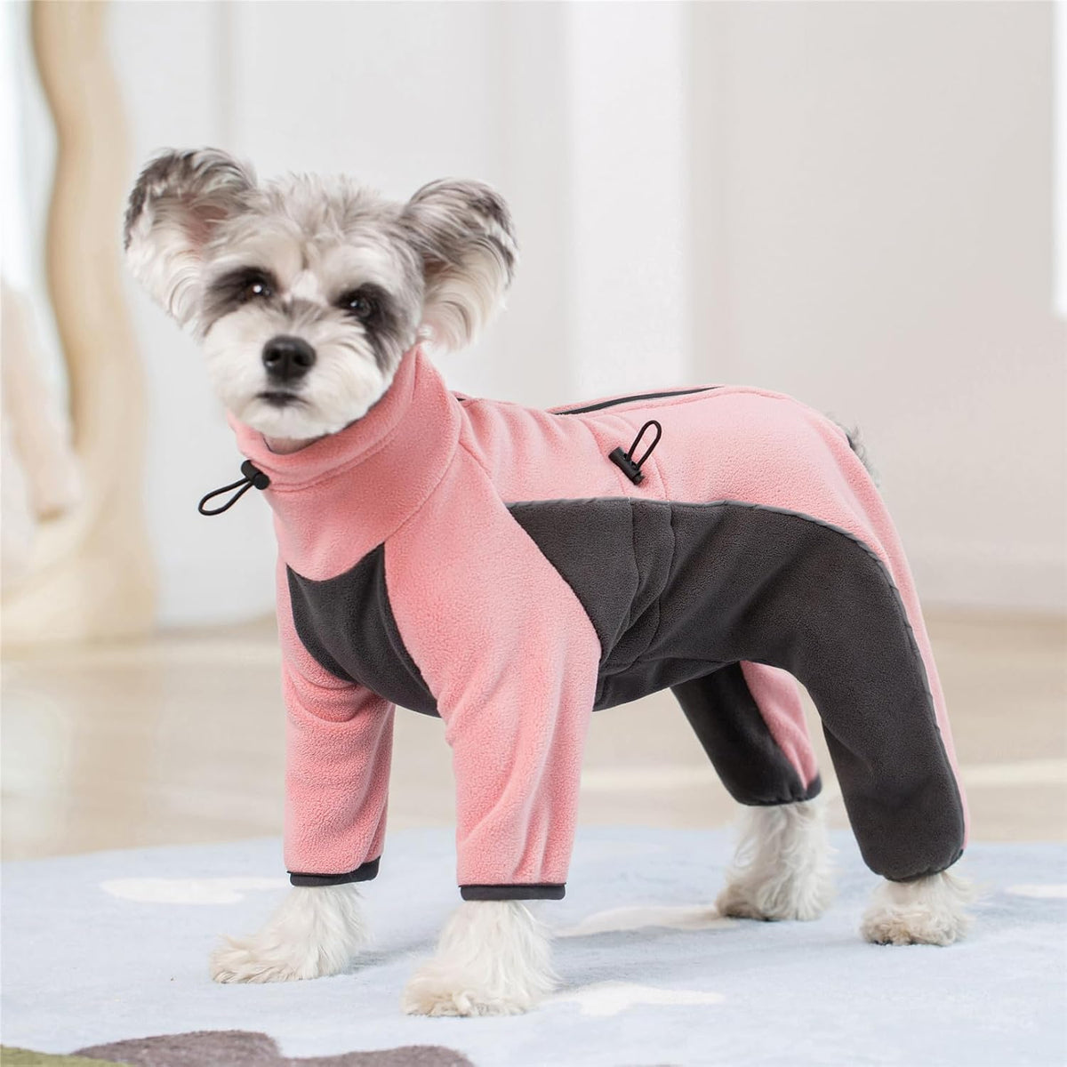 Fleece Dog Coat for Small Medium Dog - Pink / XS - image 2