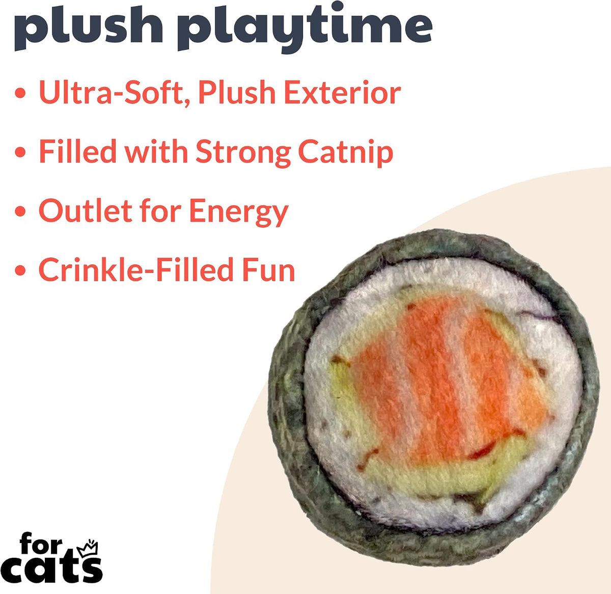 Huxley & Kent Plush Cat Toy - Sushi - image 2