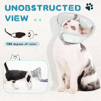 Supet Cat Cone Collar Soft to Stop Licking and Scratching, Breathable Comfortable Mesh Recovery Cone for Cats and Small Dogs After Surgery Neuter, Spay, Lightweight E Cone Collar Alternative (L)