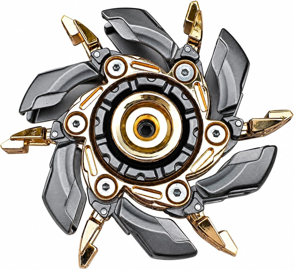 T-Conceal EDC Fidget Slider Spinning Adults Magnet - Gray Gold