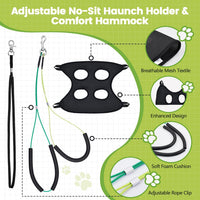 Dog Grooming Table Arm, 35-Inch Adjustable Clamp with Hammock – Essentials for Dogs - image 3