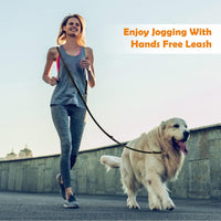 Multi Function 8ft Leather Dog Leash - Black / 8ft*1/2inch - image 4