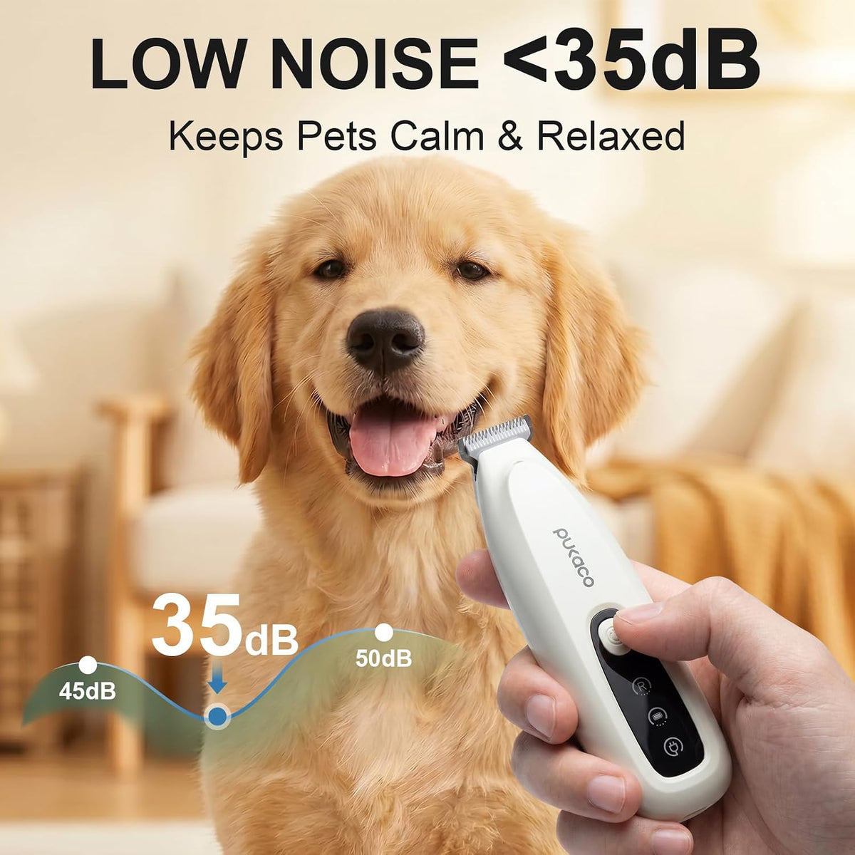Upgraded Mini Dog Paw Trimmer with LED Light - image 3