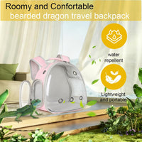Bearded Dragon Travel Carrier, Lizards Carrier - Pink / Backpack - image 3