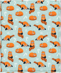 Levens Black Cat Blanket, Cozy Cats Blankets for Cat Lovers 60"x50" Soft Plush Black Cats Gifts - Red Panda / 50"x60" - image 3