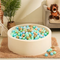 Realhaha Ball Pit Balls Baby Plastic Playpen Playball 2.15″ - Green Blue / 50 balls - image 3