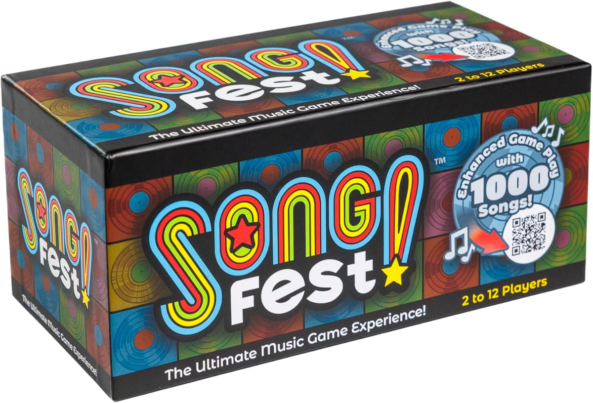 SongFest Music Trivia Party Game, 5 Decades