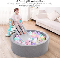 Heopeis green ball pit balls, 2.75 inches, crush proof plastic for kids - view 13