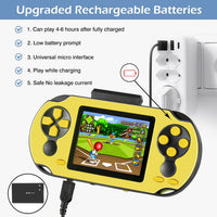 TaddToy 16 Bit Handheld Game for Kids Adults - Yellow - image 4