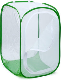 RESTCLOUD 36" Large Monarch Butterfly Habitat - White with Green
