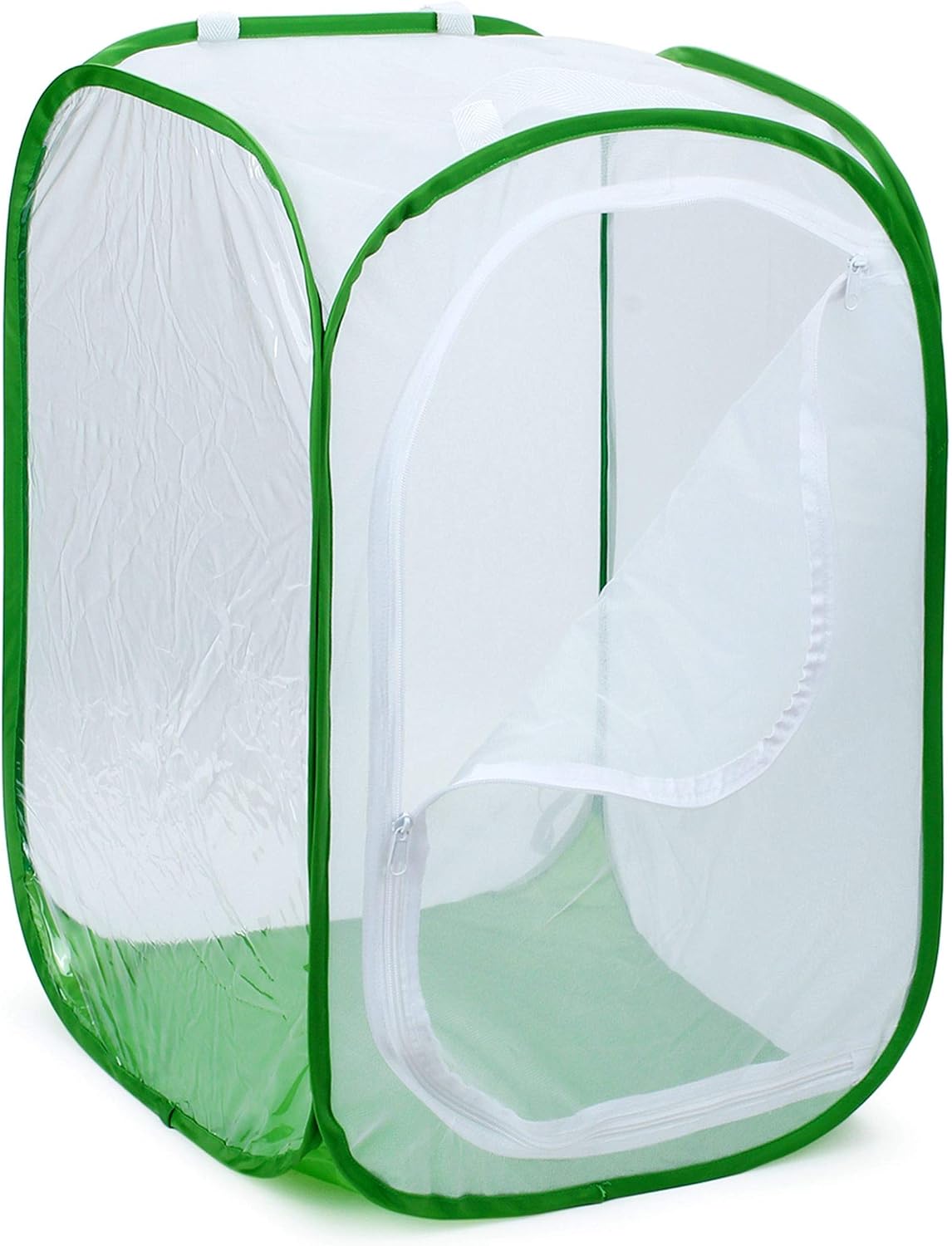 RESTCLOUD 36" Large Monarch Butterfly Habitat - White with Green