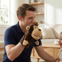 Animal Hand Puppets for Kids - New Monkey - image 2