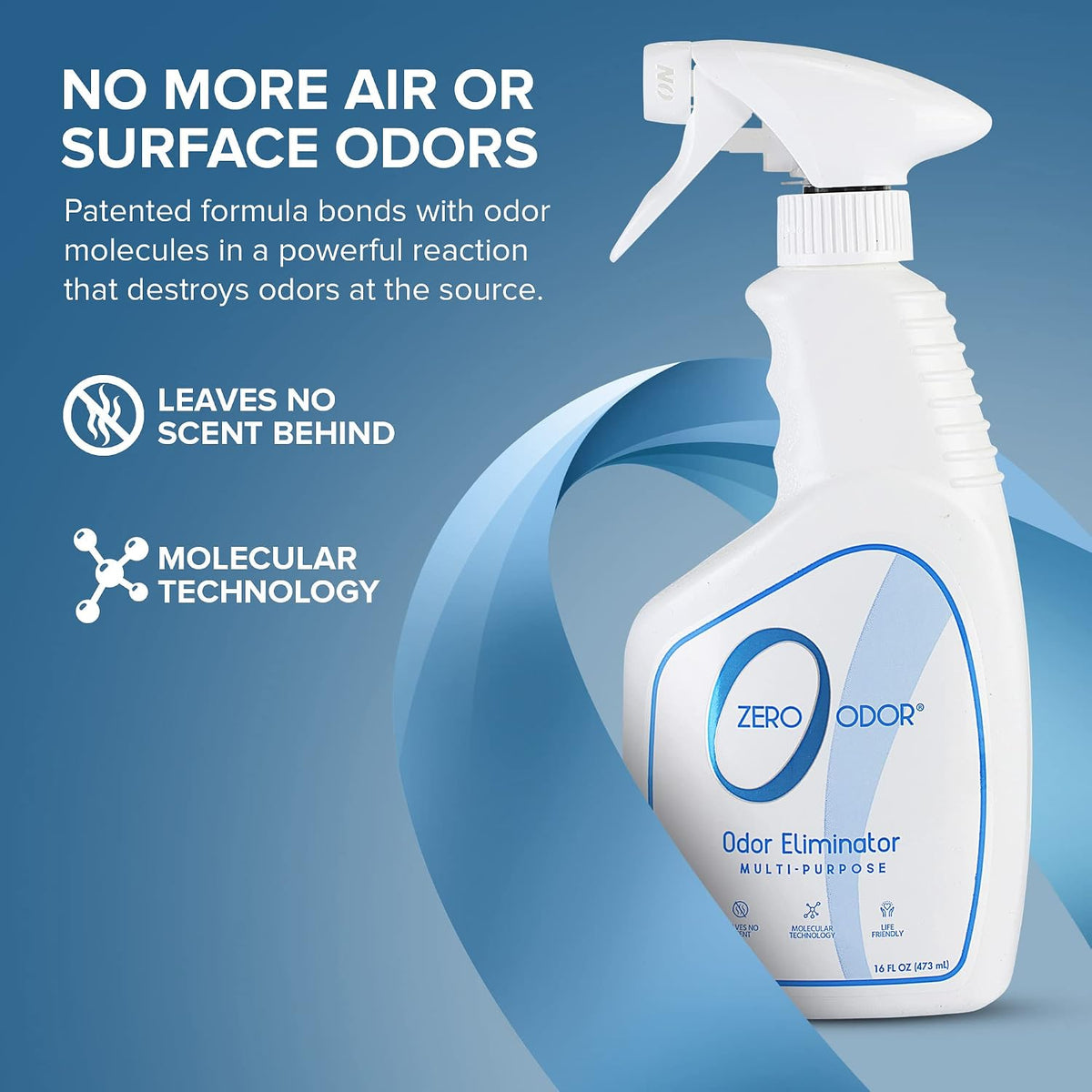 Zero Odor Multi-Purpose Odor Eliminator - 16 Fl Oz (Pack of 1) - image 3