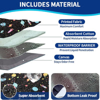 YKD Ferret Cage Liners for Ferret Nation & Critter Nation Cages – Daily Care for Small Pets - Top Pan Liner / Black - image 3