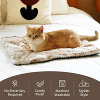 Self Warming Cat Pad, 24" x 18" - Brown / 24 x 18 in - image 2