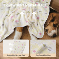 LINENLUX Dog Blankets 3-Pack - Elephant Pattern-3pcs / 31x20 inch - image 2