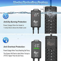 AQQA Aquarium Heater 800W Large Fish Tank Heater for 80-230 Gallon Tank Submersible Heater for Aquarium Betta Fish Heater with Adjustable Temp Range 59-93℉ (AQ136-800W for 80-230Gal)